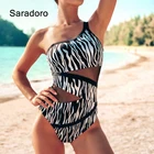 Женский леопардовый купальник Saradoro в стиле пэчворк, Цельный купальник, сексуальный женский купальный костюм, новинка 2022, бразильские Монокини