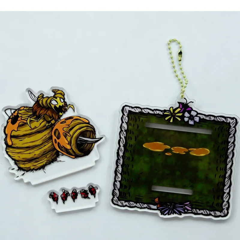 Фото Акриловый настольный держатель для телефона Don't Starve: украшение «Шепот паучьей норы» и «Сбор света в навозе бизона» №4