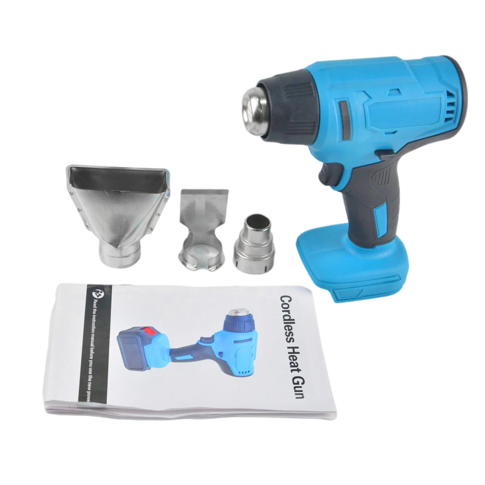 MUSTOOL 2500W Cordless Handheld Electric Heat Gun Variable Temperature Electric Hot Air Gun Power Tools for Makita 18V Battery