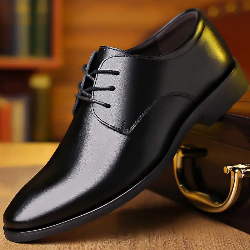 

2022 Autumn New Leather Shoes Men's Business Formal Dress Casual