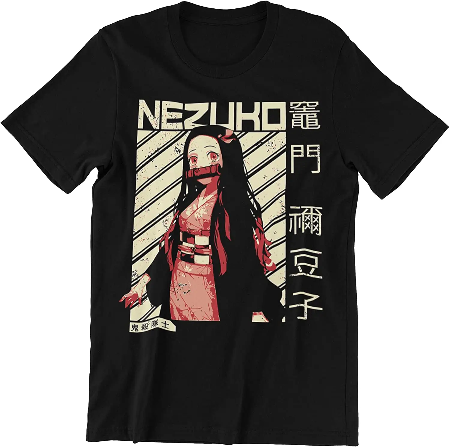 

Summer Casual Short Sleeve Cotton Tshirt Hot Japanese Anime Demon Slayer Print Tops Tee Shirt For Men Fashion Harajuku Kawaii