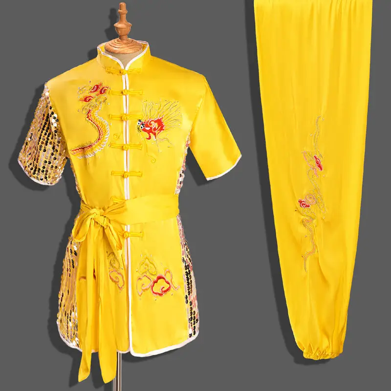 Мужская и женская Китайская традиционная форма Dragon Wushu, комплект одежды кунг-фу, униформа для боевых искусств, Тай Чи, одежда, Taoist, Shaolin (art.: 3920bee80075e) - 3920bee80075e
