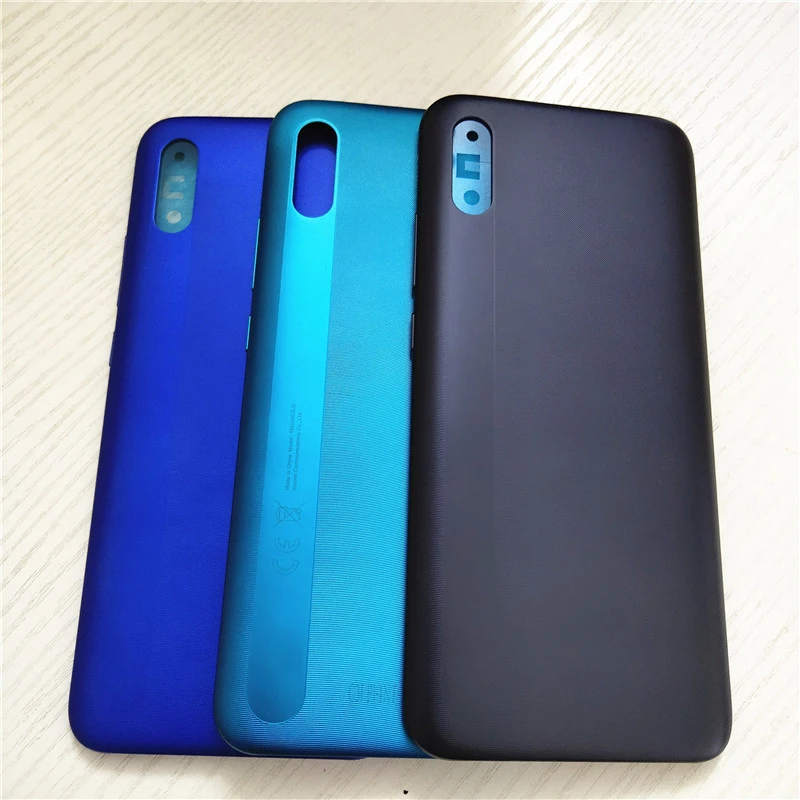 

10pcs For Xiaomi Redmi 9A Back Shell Door Back Cover Protective Case With Volume Power Replacement For Redmi 9A Button Battery C
