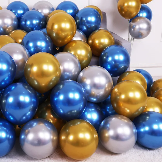 

Синий прозрачный латексный набор гелиевых шаров со звездным небом