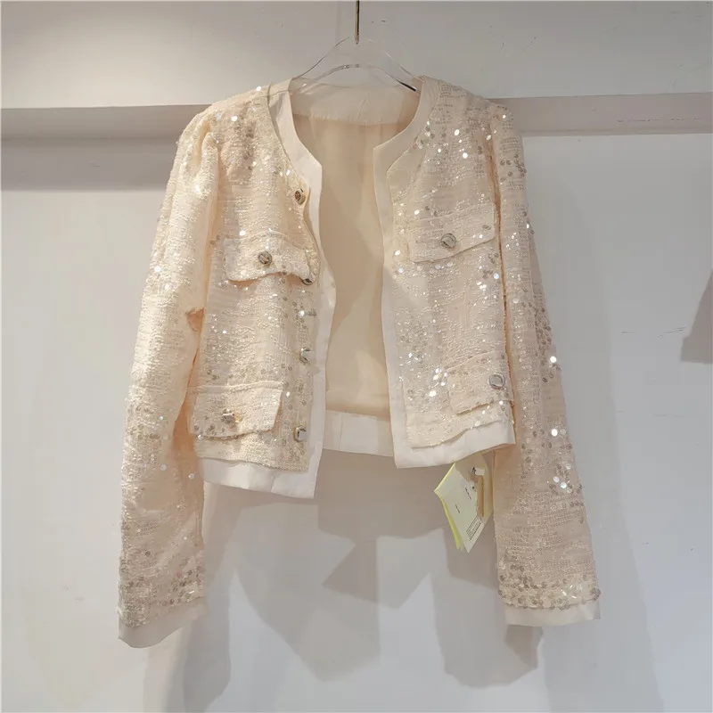 Модный дизайн универсальная расшитая блестками Солнцезащитная куртка для