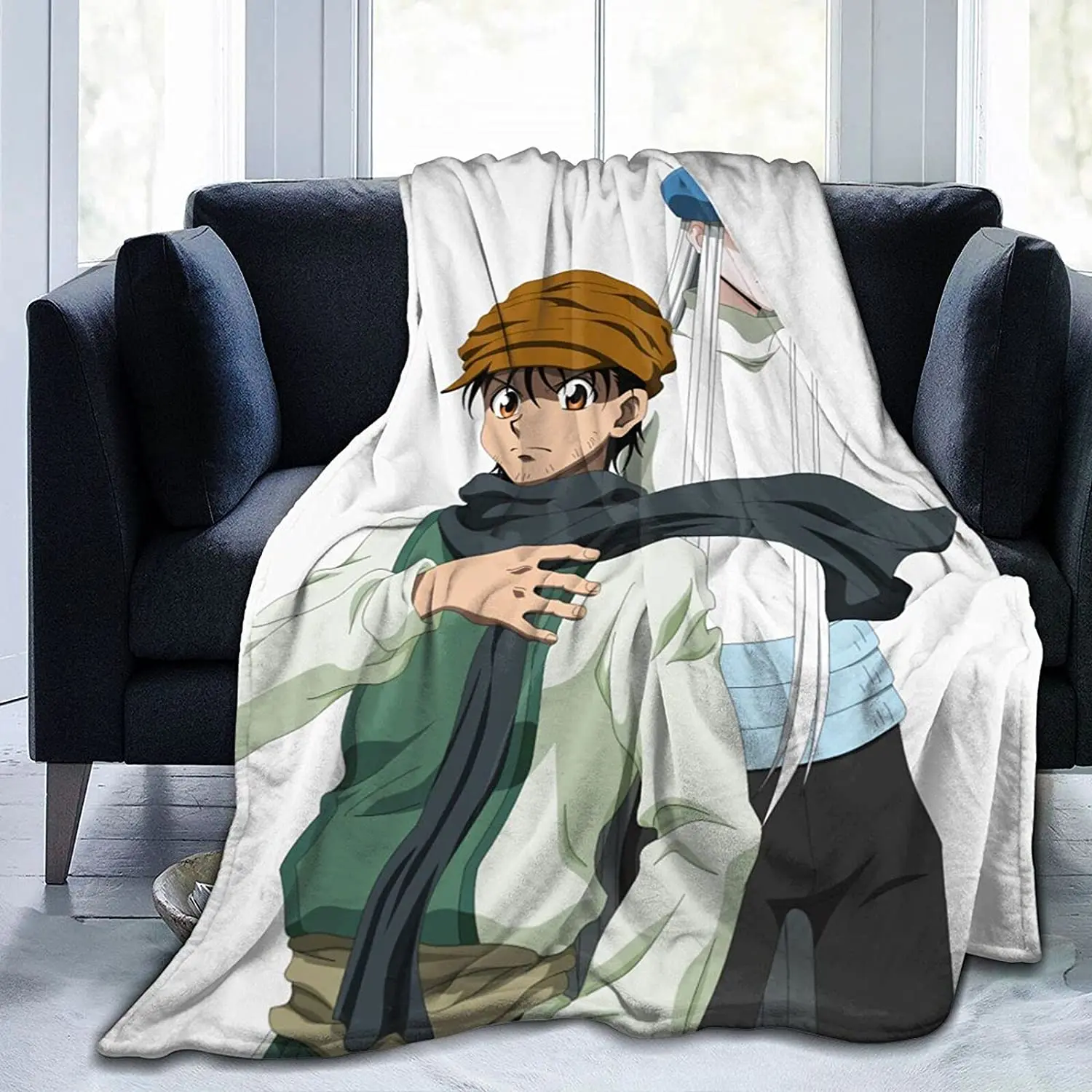 

Ging Freecss Fluffy Soft and Comfortable Blanket, Anime Warm Embrace of Sympathy