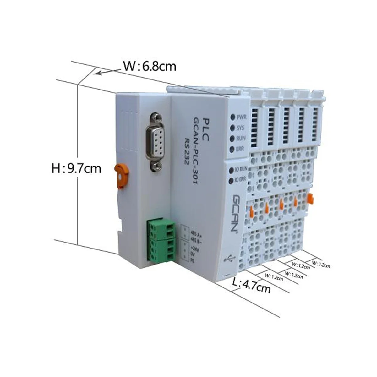 Программируемый логический контроллер с интерфейсом Ethernet RS232/485 поддерживает