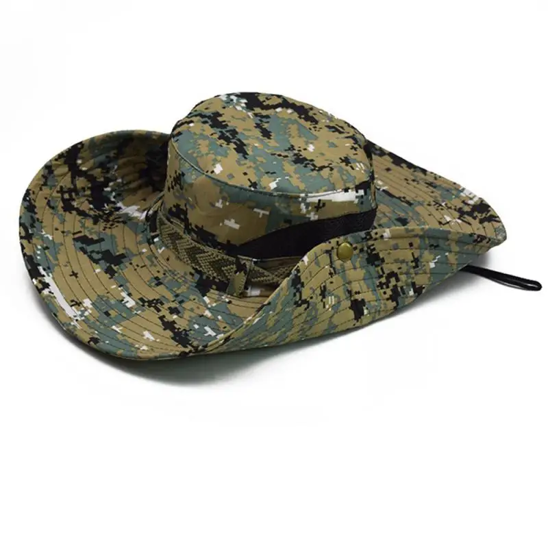 

Cotton Tactical Military Camouflage Cap Outdoor Sunscreen Fisherman Hat Anti-ultraviolet Sun Hat Fishing Jungle Hiking Hat