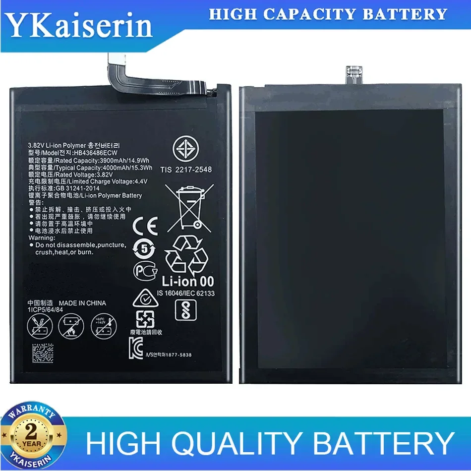 HB 436486 Аккумулятор ECW для Huawei Mate 20 10 10Pro/P20 Pro ALP-L09 L29 BLA-L09/для Honor View V20 PCT-L29 PCT