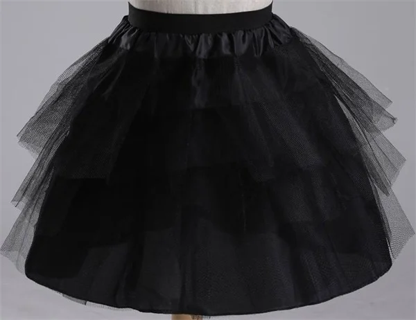 

New Children Petticoats for Formal / Flower Girl Dress 3 Layers Hoopless Short Crinoline Little Girls / Kids / Child Petticoat