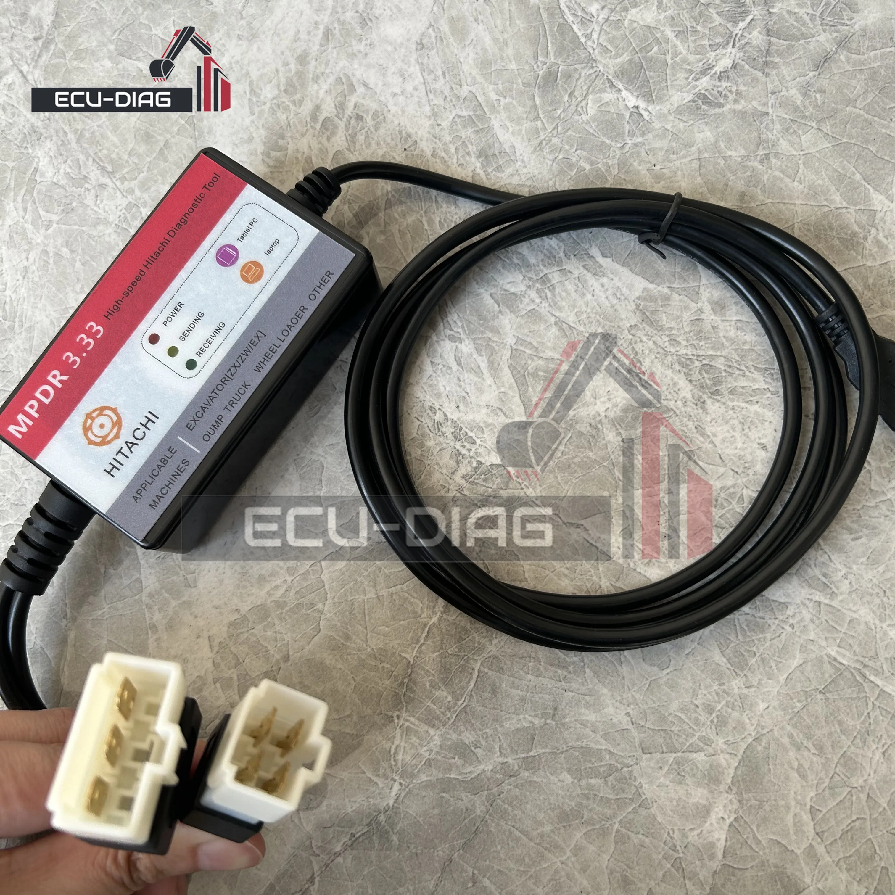 Диагностический сканер MPDR 3 33 для Hitachi с программным обеспечением ZW-6 ZW-5 ZW-1 ZXW-6 ZXW-5