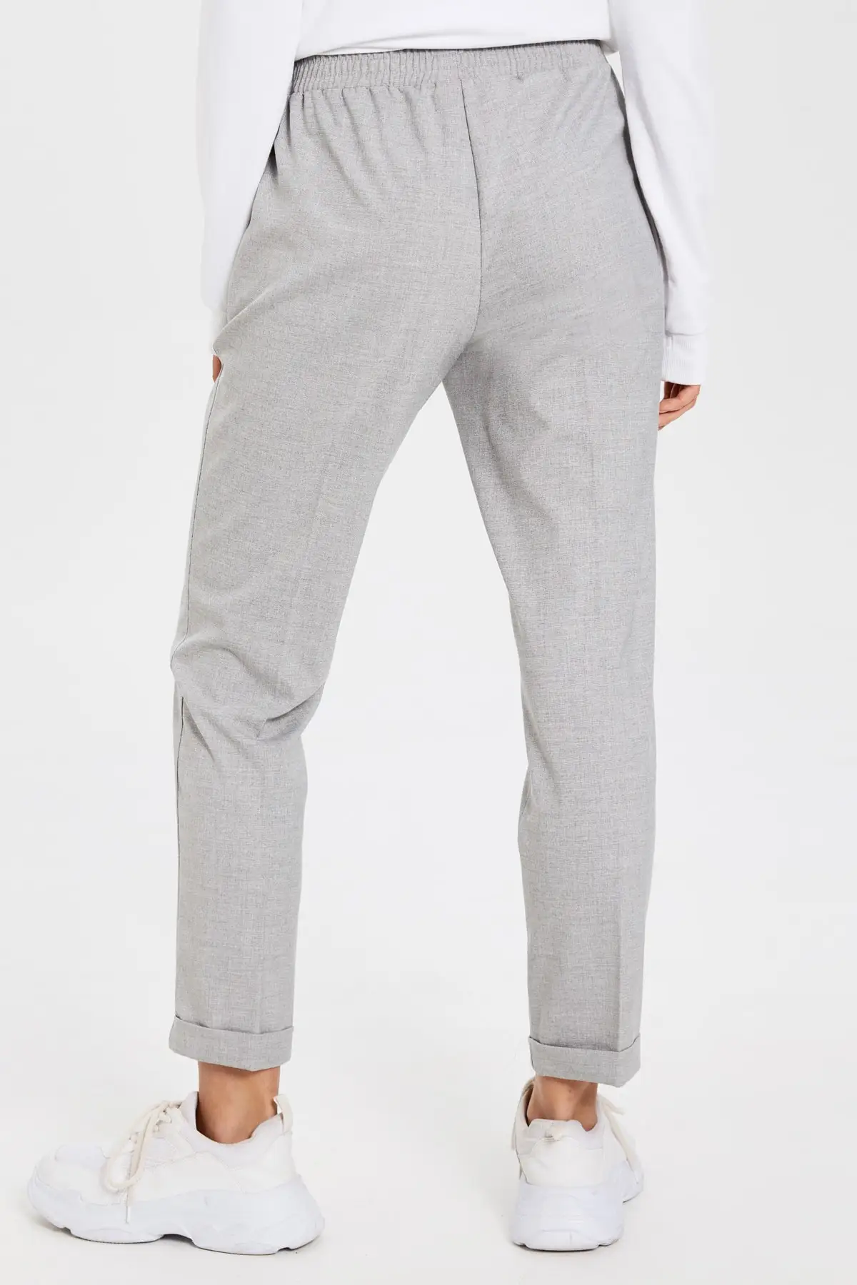 

Women Gray Pants Women's Islamic Clothing Pants