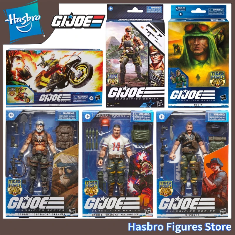 В наличии Hasbro G.I.JOE классифицированная серия Tiger Force Outback Базука Recondo Duke-Ram Flint