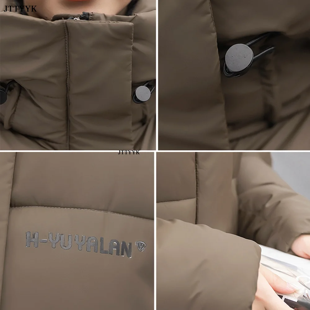 Парка женская новая верхняя одежда Корейская длинное пальто женские зимние