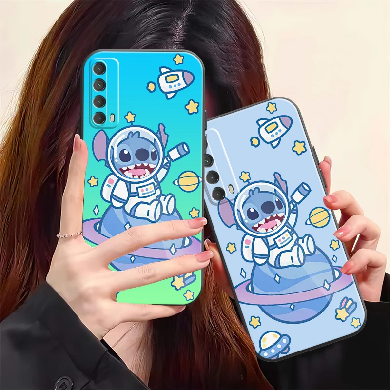 

Disney Stitch Cute Phone Case For Huawei Honor 7A 7X 8 8X 8C 9 V9 9A 9X 9 Lite 9X Lite Silicone Cover Soft Back Funda