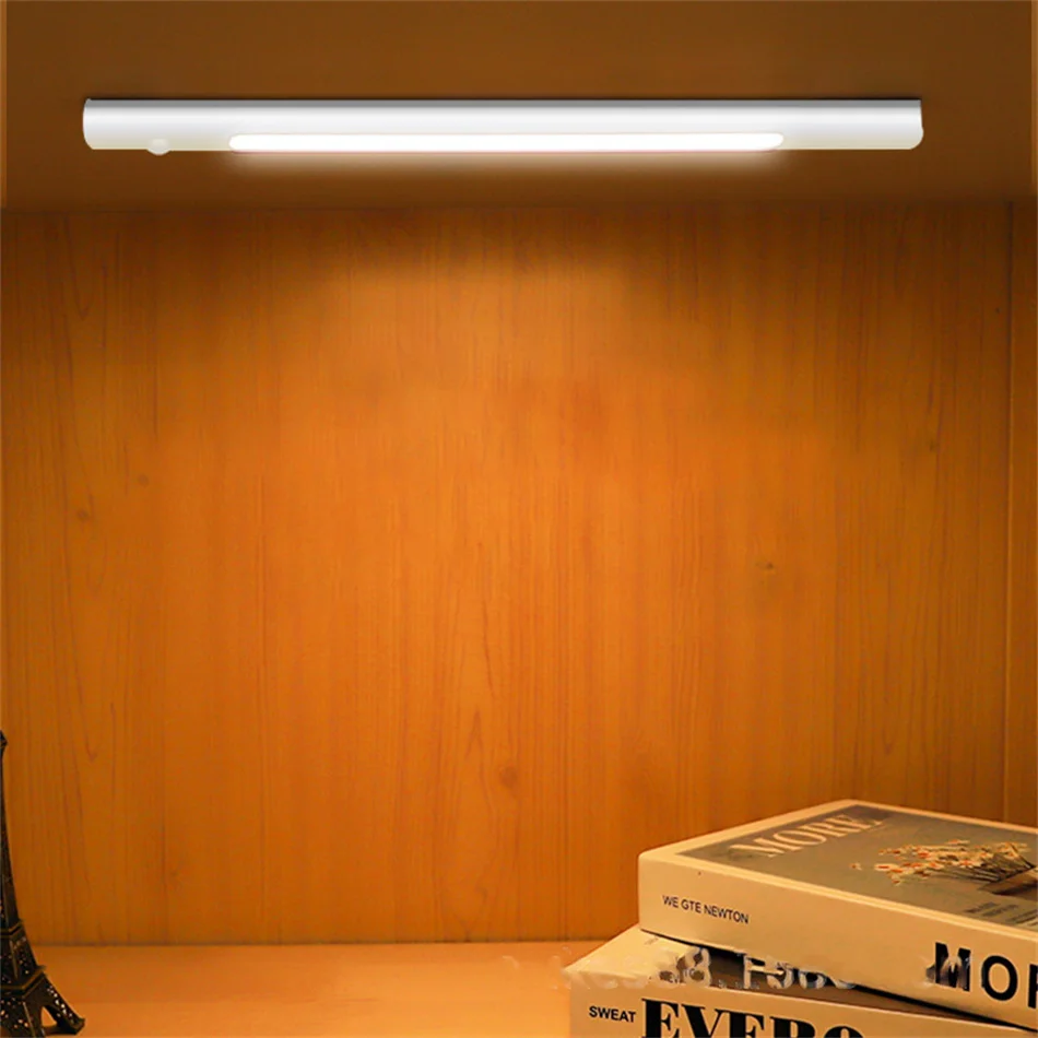 

Led Under Kitchen Cabinet Light Motion Sensor Lamp Usb Rechargeable Interior Lighting For Bedroom Closet Wardrode