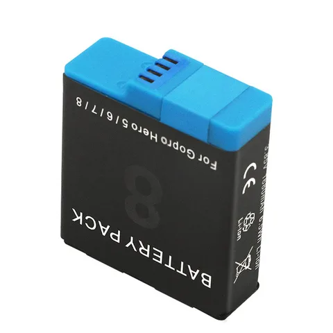 Аккумулятор 1680 мАч для GoPro Hero 8 7 6 5 литий-ионный