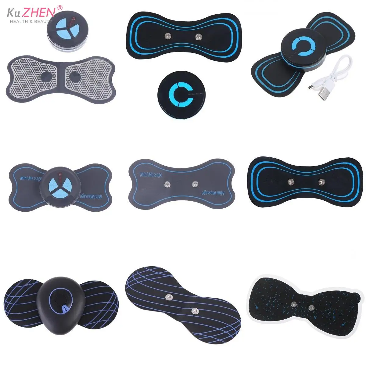 

New Household Mini Body Electric Neck Back Massager Pain Relief Massage Muscle Relaxation Shoulder Neck Massage Stimulator