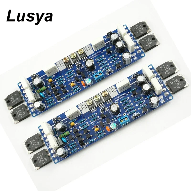 

2 PCS High Power Audio L12-2 Amplifier Kit Dual Channel Ultra-low Distortion Classic AMP DIY Finished Board