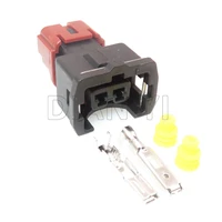 1 set 2 way car sealed connector with terminal and rubber seals pb185 02326 auto knock sensor wire socket