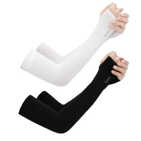 2pcs ice silk sunscreen cuff summer riding cool sleeves running arm sleeves outdoor sports tourism kit college style breathable