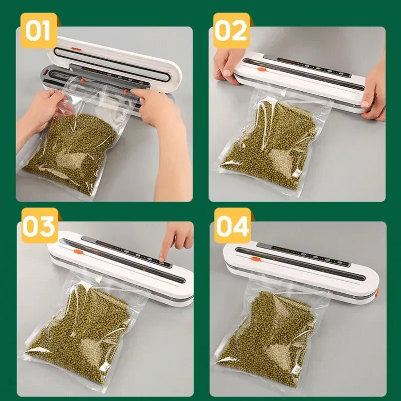 Автоматическая вакуумная упаковочная машина для сухих и влажных продуктов 2024