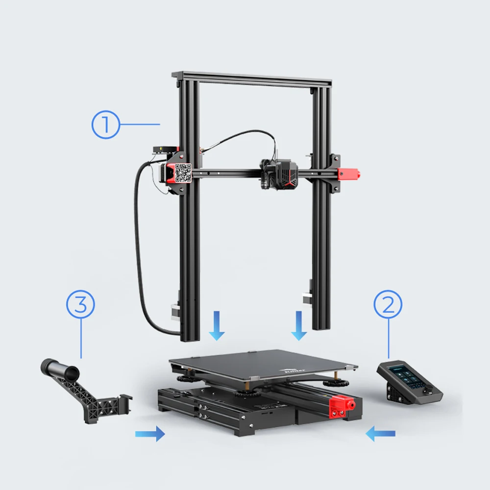 CREALITY Ender 3 Max Neo Upgrade 3D-принтер с двойной осью Z CR-Touch Auto Leveling Большой размер печати