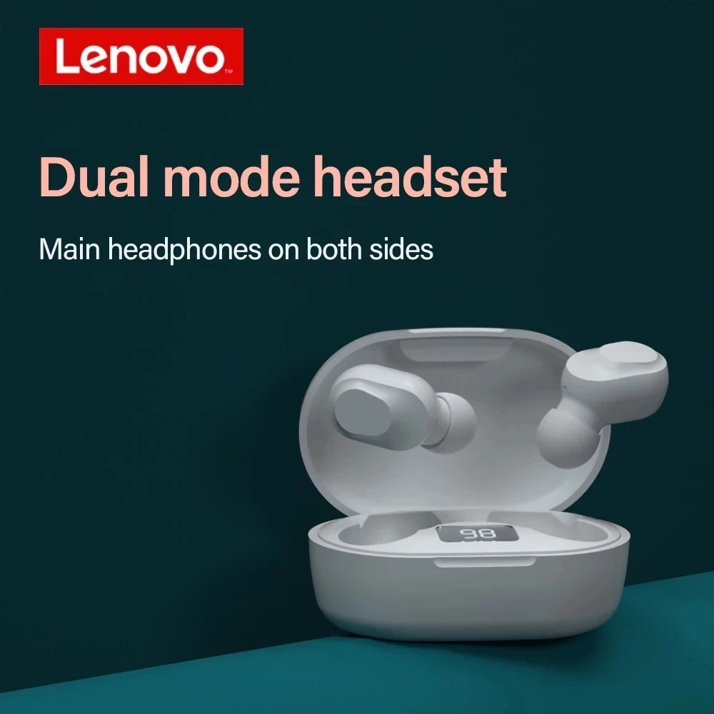 Original Lenovo XT91 5pcs10PCS Wireless Earbuds Touch Control Bluetooth Earphones Stereo HD Talking With Mic Wireless Headphones