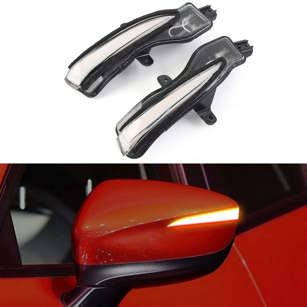 

2x Car Side Mirror Sequential Dynamic Turn Signal Lamp Amber LED Light For Mazda CX-5 CX-3 CX5 CX3