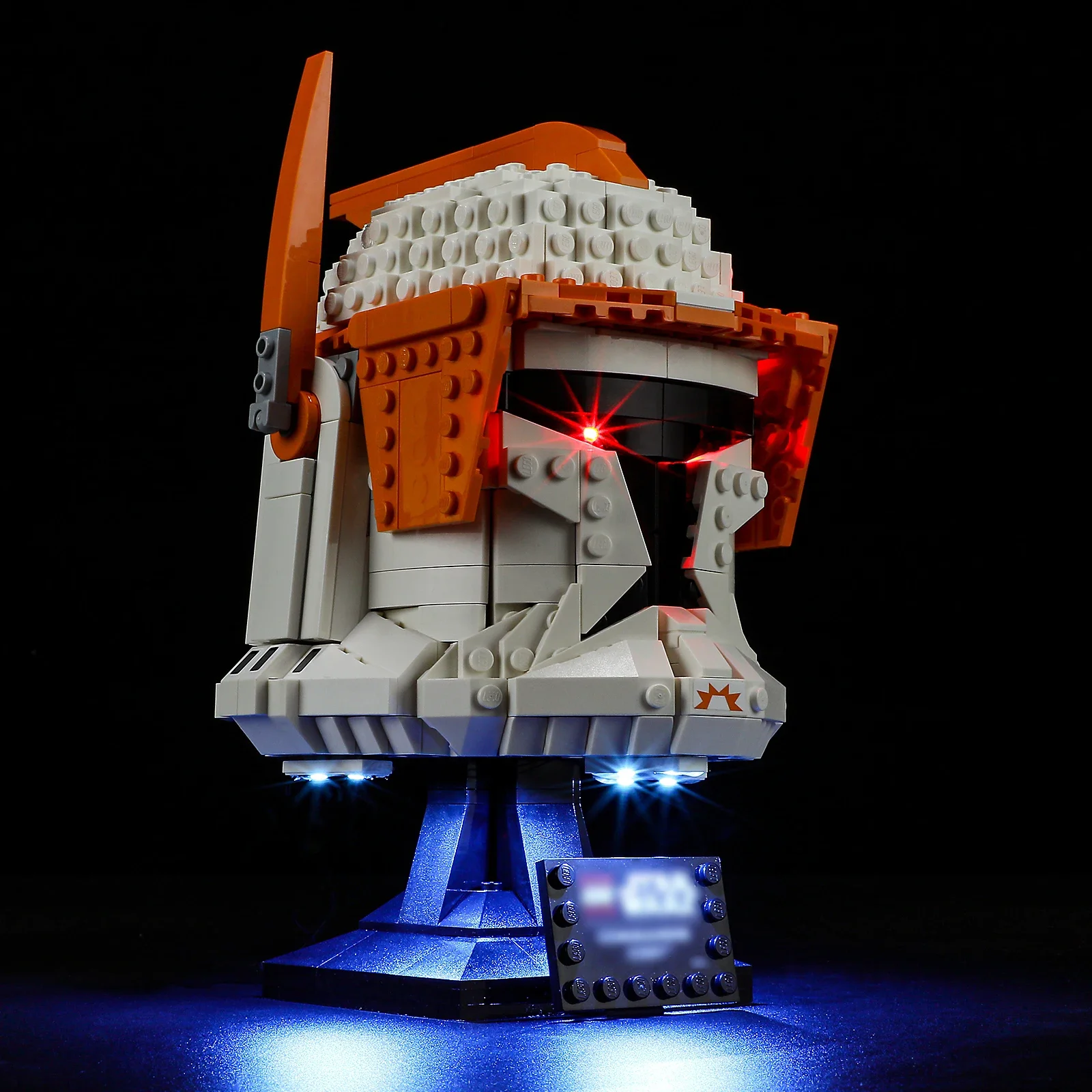 DIY светодиодный набор для LEGO 75350 Clone Commander Cody Helmet (только светильник без модели