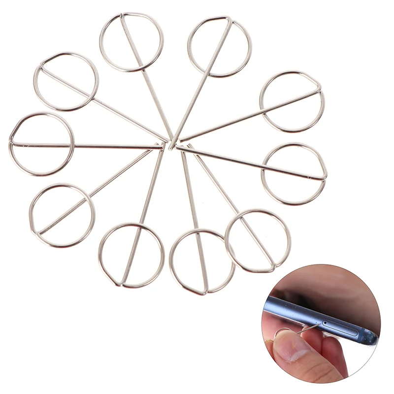 

10pc Universal For Sim Card Tray Removal Eject Pin Key Tool Needle 25mm