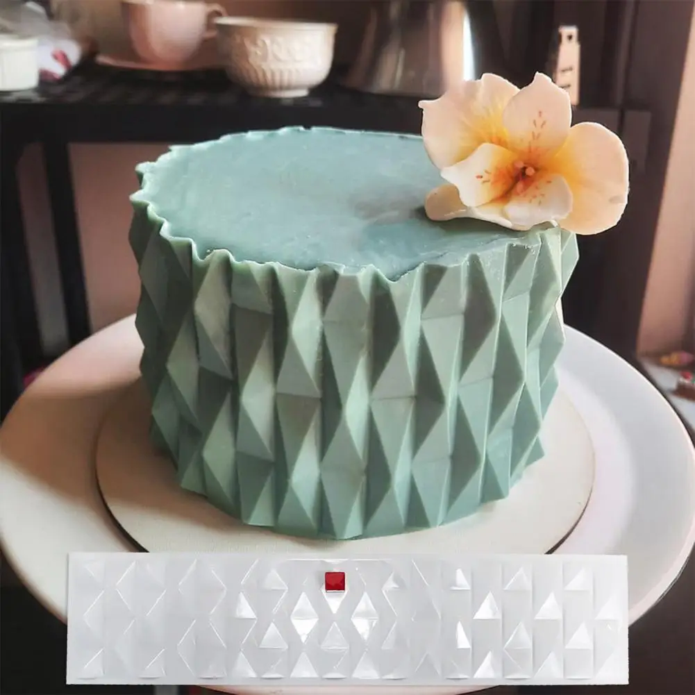 

Пластиковая форма для кухни «сделай сам», 3D дизайн торта оригами, жаростойкая посуда для края торта, шаблон для кухни