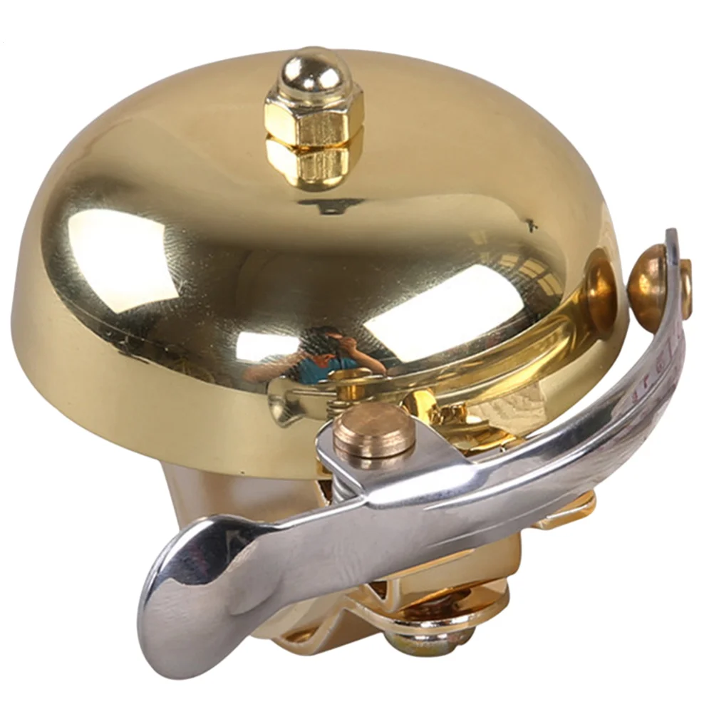 

Classic Bike Bell Copper Bell Loud Crisp Sound Bell for Adults Kids Cycling Outdoor Road Bike, Mountain Bike, City Bike, Sports