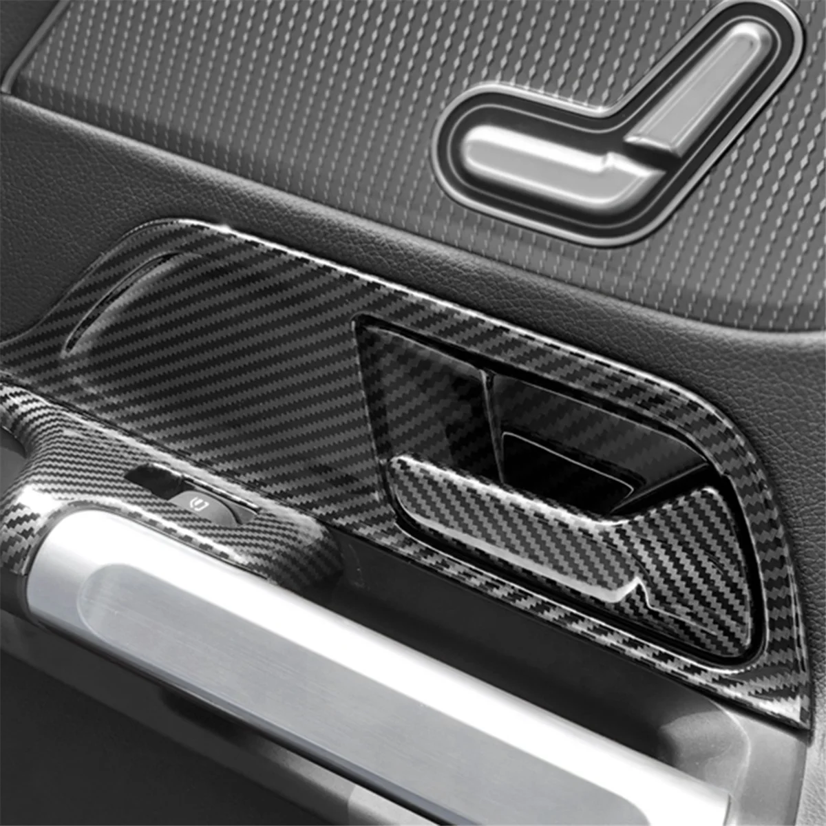 4 шт. наклейки на внутреннюю дверную ручку и раму для Mercedes-Benz GLB/GLA/EQA/EQB-Class X247 200 250