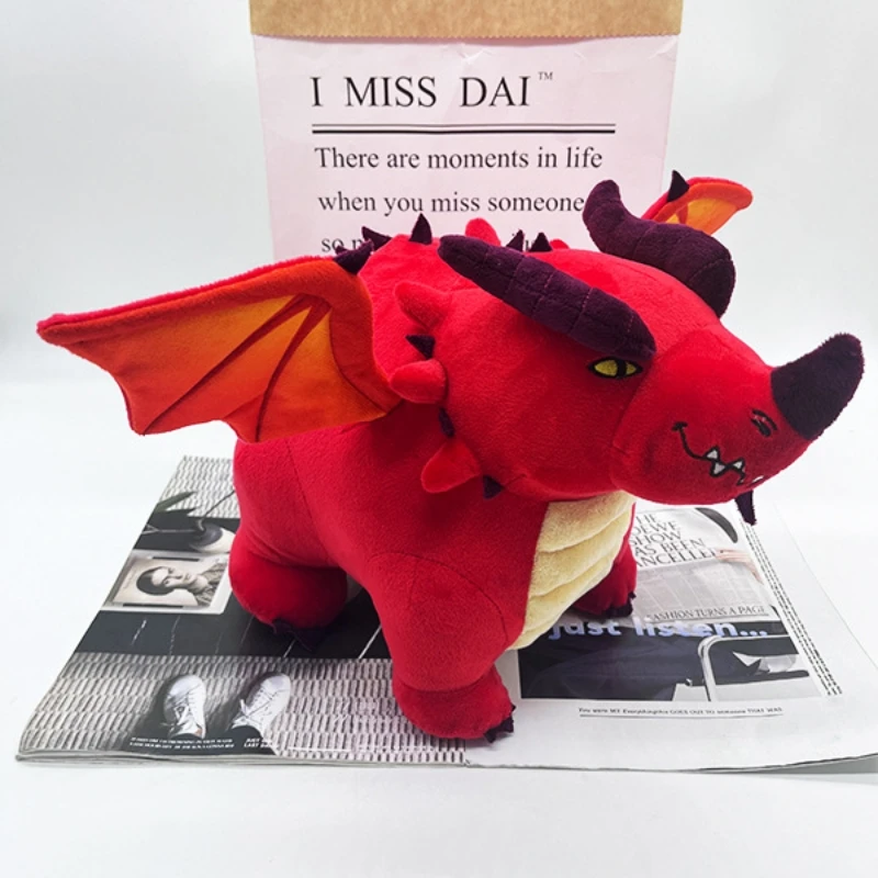 

24cm Dungeons & Dragons Plush Doll Soft Plush Toy Novelty Stuffed Cartoon Animal Room Decor Dolls For Kid Birthday Gift