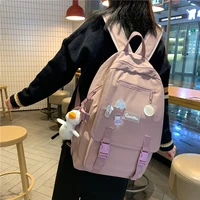2022 women mochilas backbag nylon waterproof buckle bags luxury school travel laptop rucksack