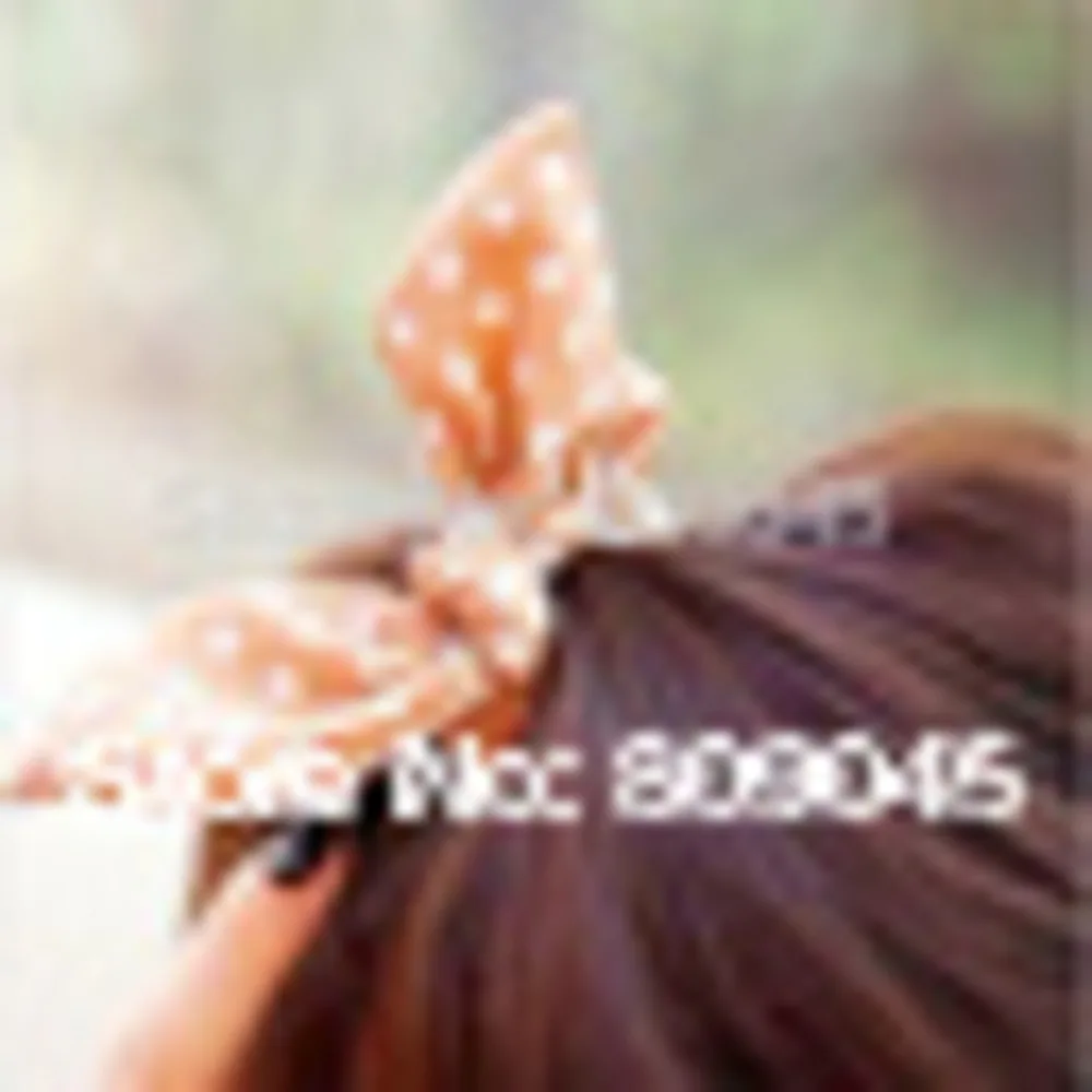 (Min order $10)Colorful flower hairband for women/girl ponytail holder elastic hair band ties hair accessory HB17 10pcs/lot