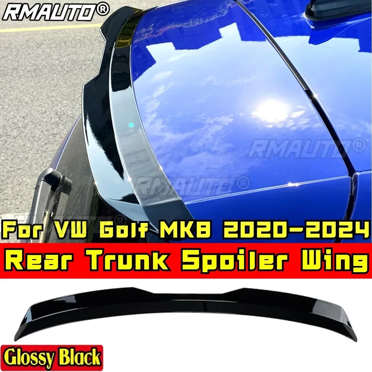 Комплект для корпуса Golf MK8 задний спойлер из углеродного волокна спортивный на