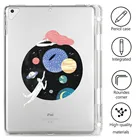 Чехол для iPad Pro 12.9, чехол 2021 Pro 12 9 2020 2018, чехол для планшета с рисунком планеты, Прозрачный ударопрочный защитный чехол со слотом для карандаша