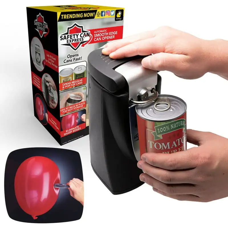 

Safety Can Express Black ABS Electric Opener