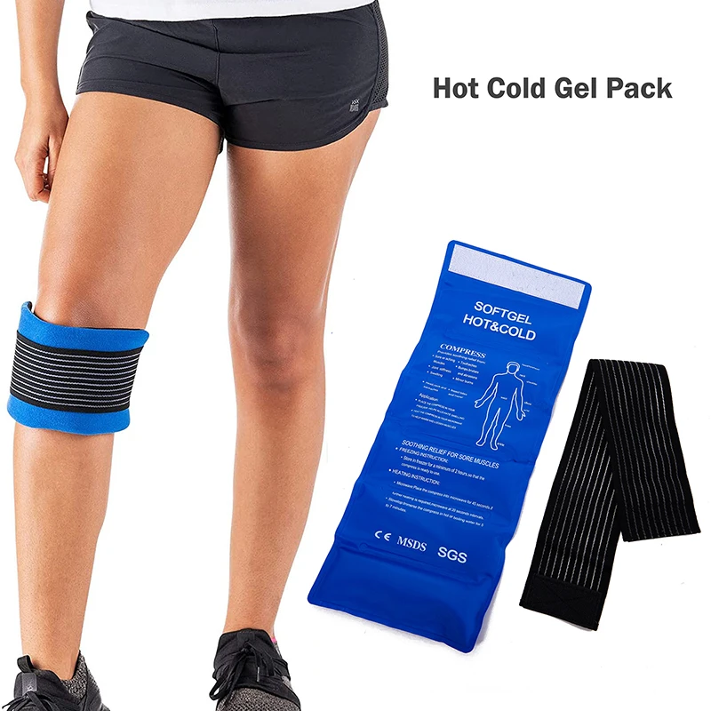 1PCS Reusable Hot Cold Gel Pack for First Aid Sports Muscle 