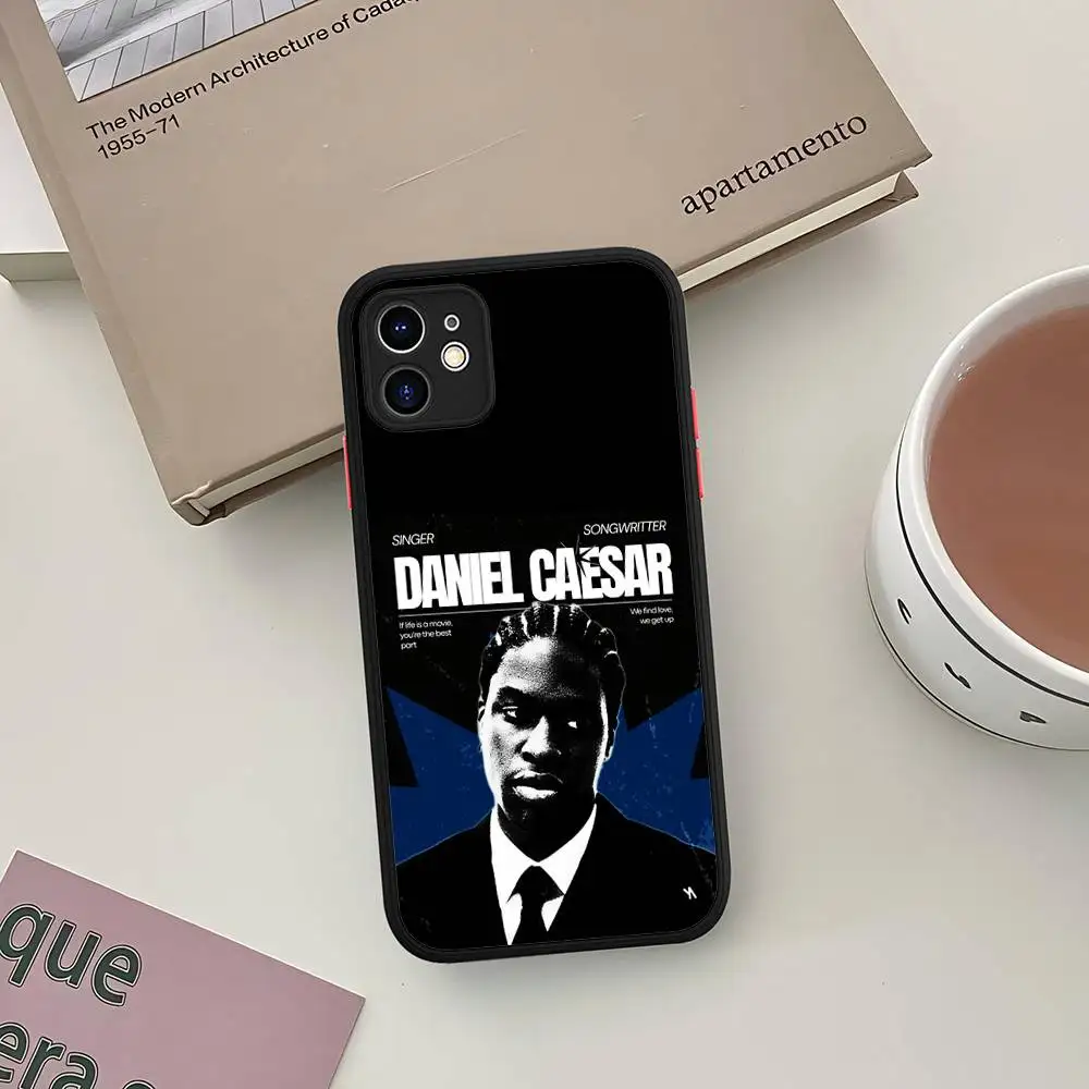 Фото Чехол для телефона с музыкальным альбомом D-Daniel Caesar для iPhone 16, 15, 14, 13, 12, 11 Pro Max 7, 8, 6, 6 s Plus, матовый чехол №4