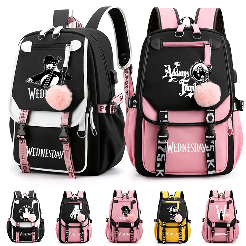 

Rainbow Friends Backpack Women Girls School Backpacks Anti Theft USB Charge Backpack Bagpack School Bags Teenage Travel Bag