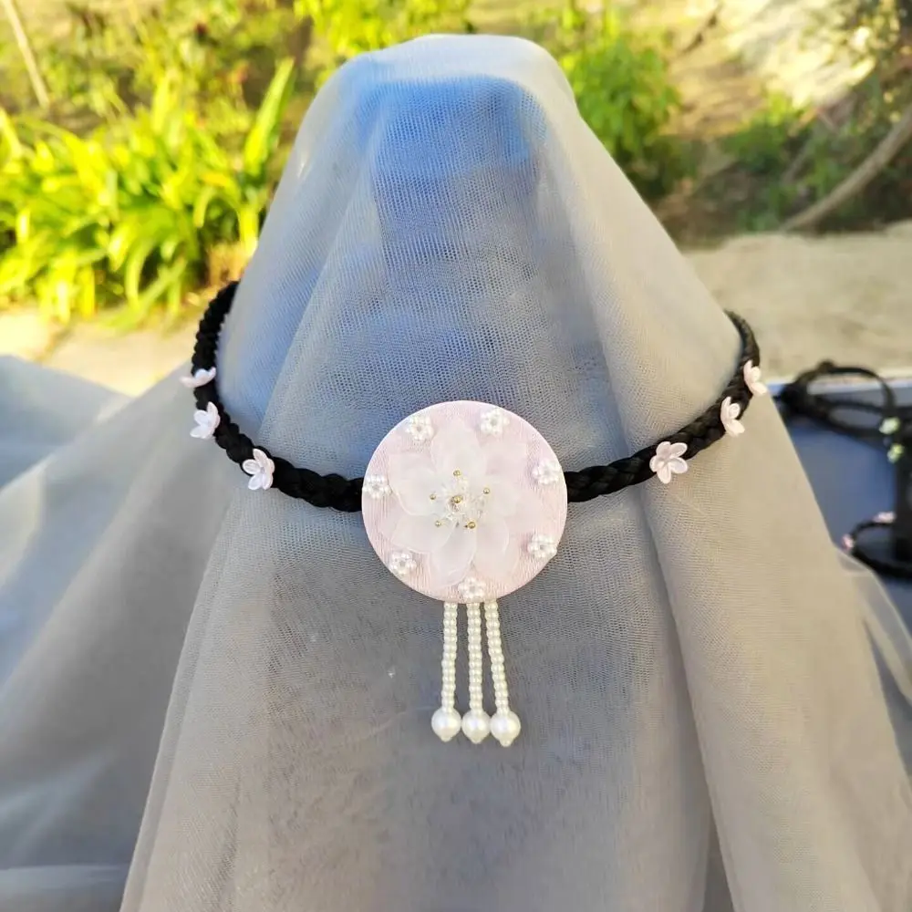 Цветок ханбок парик головной убор кисточка традиционный корейский этнический