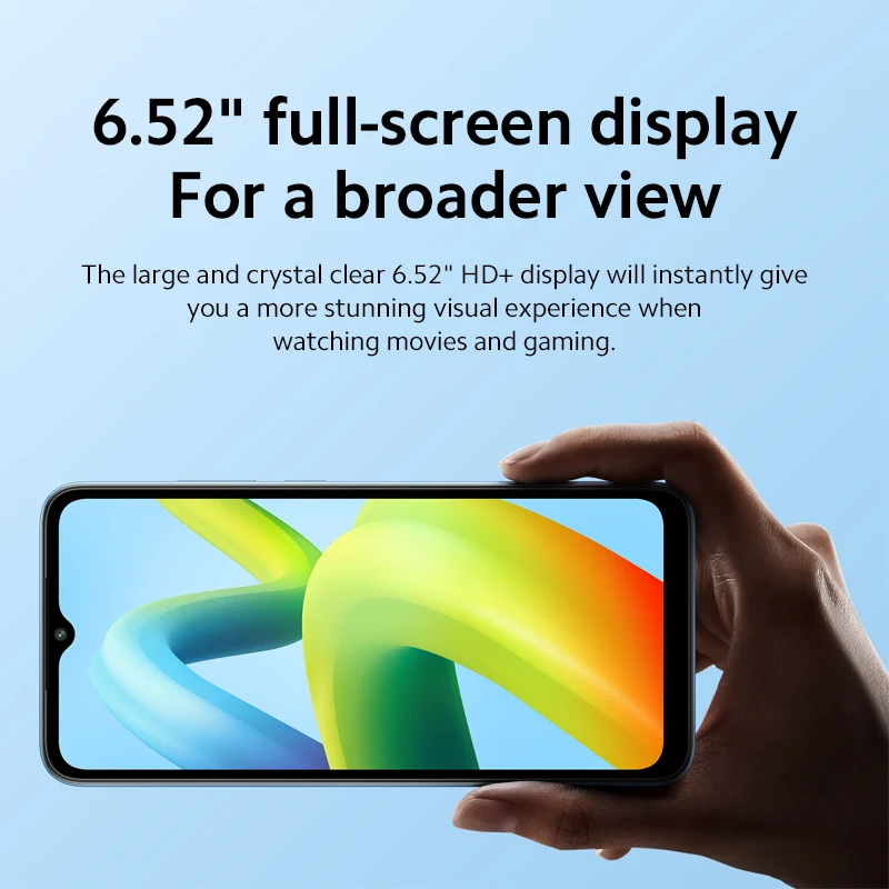 Tanie Wersja Globalna Xiaomi Redmi A1 Telefon Komórkowy MTK Helio A22 8MP Aparat 2GB + 32GB 5000mAh Bateria 10W Szybkie ładowanie 6.52 ''wyświetlacz