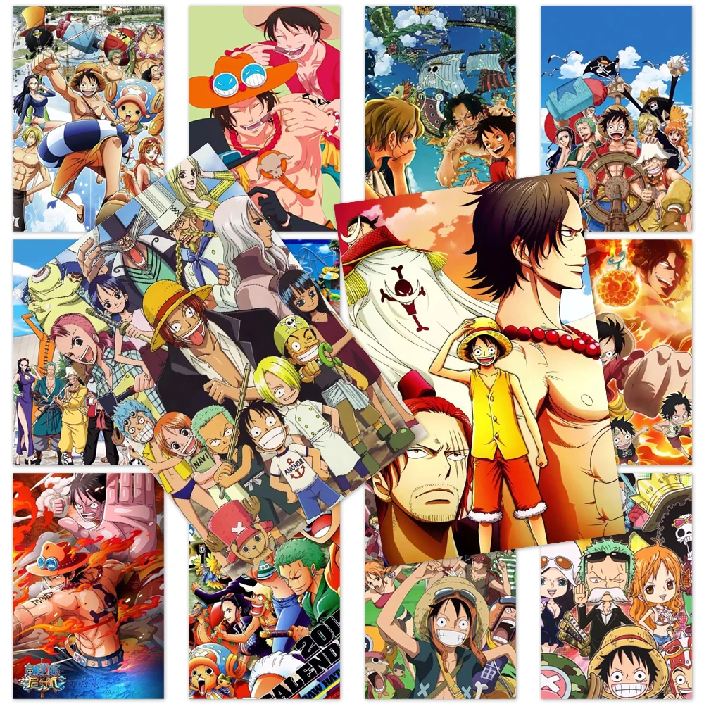 Обезьянка д. Luffy постер цельный холст картины на стену ророноа Зоро искусство HD принты Современный домашний декор подарок на день рождения для детской комнаты