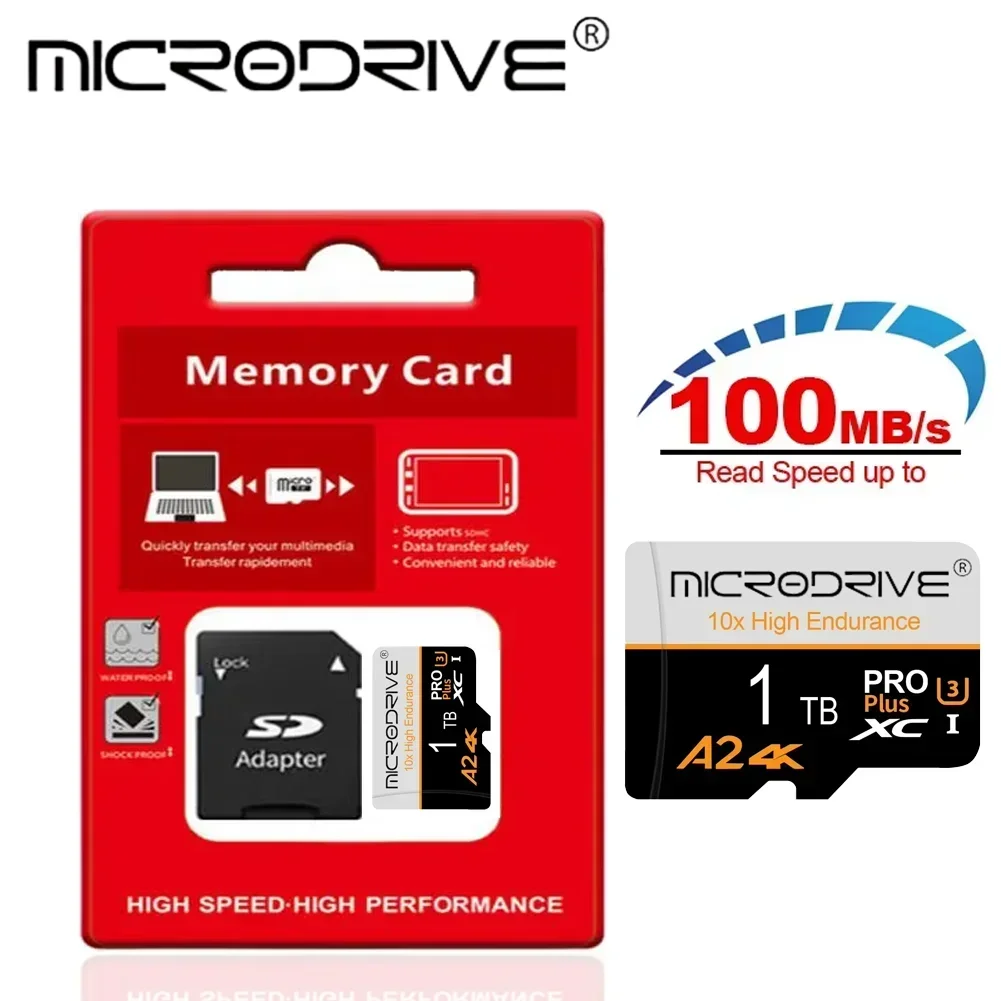 Карта Micro Mini SD Высокоскоростная карта памяти 256 ГБ 512 1 ТБ TF SD128 64 Флэш-карта для