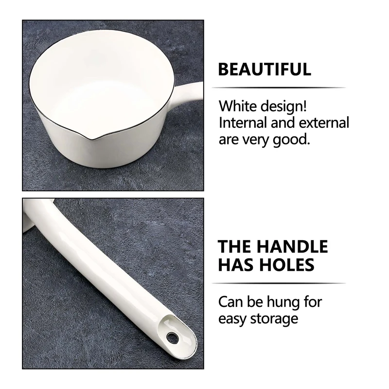 Белая керамическая кастрюля для молока л в японском стиле кухонная