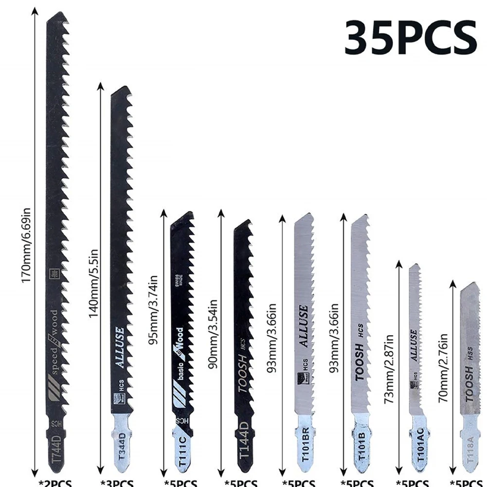 Набор ножей для деревообработки комплект из 35 смешанных Т-образных нержавеющей