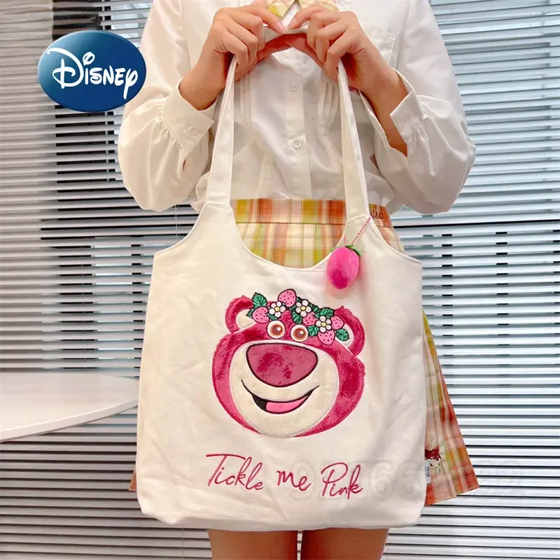 Оригинальная новая женская сумка Disney клубничный Медведь модная на плечо с